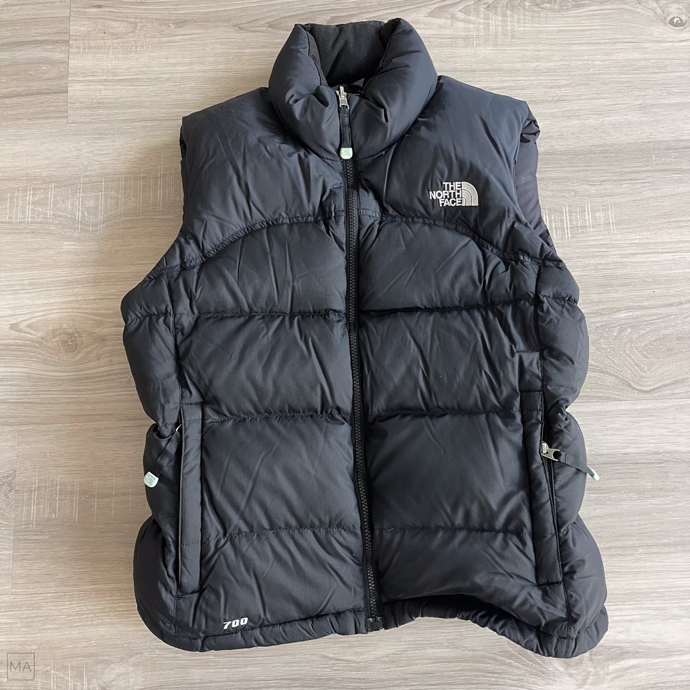 The North Face Women's Vest 700 Fill Puffer Gorpcore Outdoor Fall Winter M Black